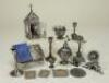 Collection of 19th century soft metal church ornaments,