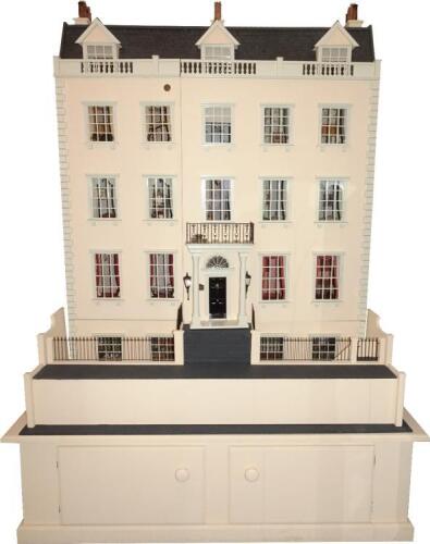 A Large Georgian style Dolls House ‘Renouf’ by Anglesey Dolls Houses,