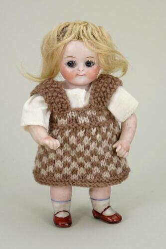 Rare jointed Kestner 111 all bisque ‘googly’ doll, German circa 1910,