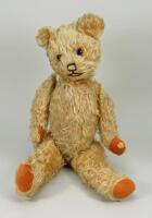 Golden mohair Teddy bear, English 1930s,