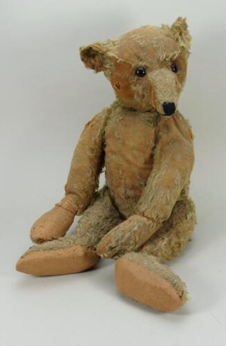 Brown mohair Steiff Teddy bear, German circa 1909,