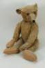 Brown mohair Steiff Teddy bear, German circa 1909,