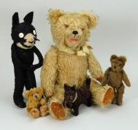 Hermann golden mohair Teddy bear, German 1950s,
