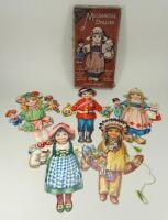 Boxed Father Tuck’s Mechanical Dollies paper dolls, circa 1910,