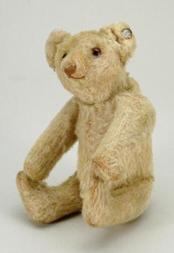 Small white mohair Steiff Teddy bear, German 1920s,