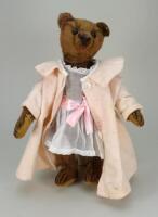 An early dark brown Steiff Teddy bear, German circa 1909,