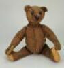 An early dark brown Steiff Teddy bear, German circa 1909, - 2