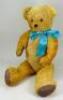 A golden mohair Alpha Farnell Teddy bear, English 1950s,