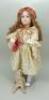 Large reproduction Depose Emile Jumeau bisque head doll,