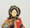 A good early Pedlar doll in glass case, German, mid 19th century , - 3