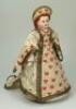 Rare ‘Queen of Hearts’ bon-bonier wax doll, French 1880s,