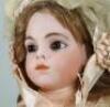 Exquisite Leon Casimir Bru Jne bisque shoulder head Bebe doll, size 8, with rare original label, French 1884-89, - 5