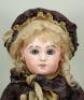 Beautiful all original Depose Jumeau bisque head Bebe doll, size 9, French circa 1885, - 2