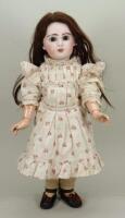 Tete Jumeau bisque head Bebe doll, size 8, French circa 1890,