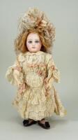 Beautiful early Portrait Jumeau bisque head doll, French circa 1880,