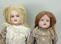 A Large Goss English bisque head doll, 1915-20,