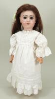 Tete Jumeau bisque head doll, French circa 1900,