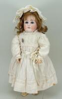 J.D Kestner bisque head doll, German circa 1900,