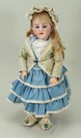 Simon & Halbig 1009 bisque head doll, German circa 1905,