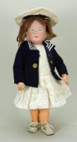 Rare A.M bisque head character doll, German circa 1910,