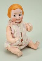 Rare Hertel, Schwab & Co 163 ‘Googly’ bisque head baby, German circa 1910,