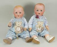 A pair of large A.M 518 341 bisque head Dream baby dolls, German circa 1920,