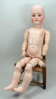 Large ‘Walkure’ bisque head doll, German circa 1910,