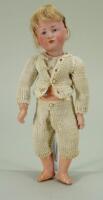 Rare small size Kammer & Reinhardt 114 bisque head character doll, German circa 1910,