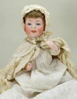 J.D Kestner 211 bisque head character baby doll, German circa 1910,