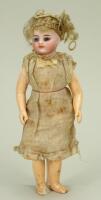 Small and rare Simon & Halbig 862 bisque head doll, German circa 1890,