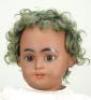 Simon & Halbig 1009 mulatto bisque head doll, German circa 1900, - 2