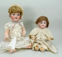 A.M 990 bisque head baby doll, circa 1915,