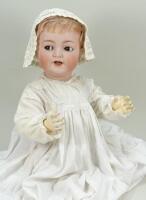 Large Simon & Halbig 126 bisque head baby doll, German circa 1915,