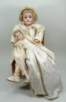 Large Simon & Halbig 1079 bisque head doll, German circa 1900,