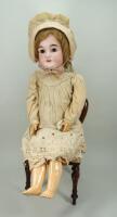 Large J.D Kestner 164 bisque head doll, circa 1910,