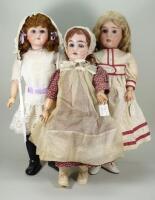 Recknagel bisque head doll, circa 1910,