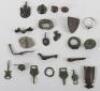 Saxon and later antiquities, including a Saxon disc brooch, Roman/Saxon pheasant bird brooch - 2