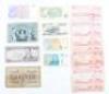 Selection of banknotes, including RBS Five Pound, Bailey £20, Page £1 - 2