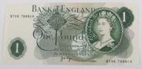 Bank of England, One Pound, Error, mismatched serial number