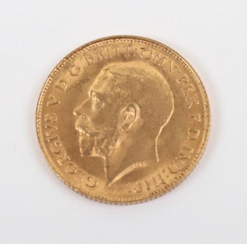 George V (1910-1936), Half Sovereign, 1914