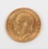 George V (1910-1936), Half Sovereign, 1915