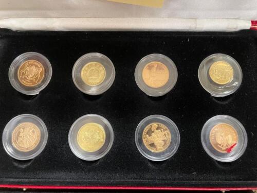 Save The Children Coin Collection thirteen gold coin set