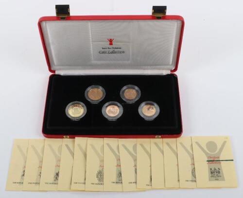 Save The Children Coin Collection thirteen gold coin set