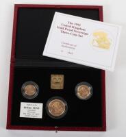 1991 Gold Proof Sovereign Three Coin Set