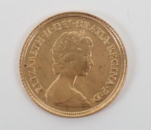 Elizabeth II Half Sovereign 1982