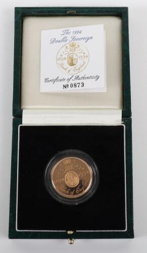 Elizabeth II (1952-), Decimal Issues, Proof Two Pounds, 1994, Mule in gold