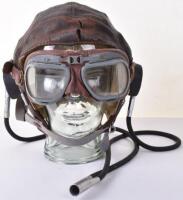 WW2 Royal Air Force C-Type Flying Helmet Set