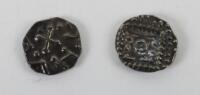 Two Anglo-Saxon Sceats, Continental Issue