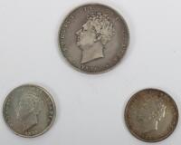 George IV (1820-1830), Halfcrown, 1826, with two 1826 Shilling