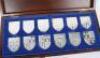 Two sets of The Royal Arms silver shield collection - 7